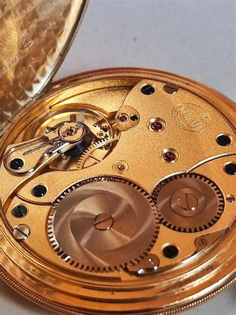 IWC Glashütte Lange 14k Gold Savonnette Taschenuhr for.